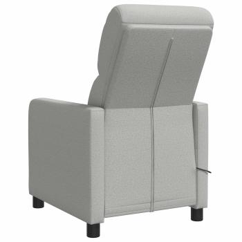 Massage Relaxsessel Wolkengrau Stoff
