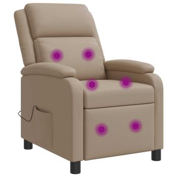 ARDEBO.de - Massage Relaxsessel Cappuccino Kunstleder