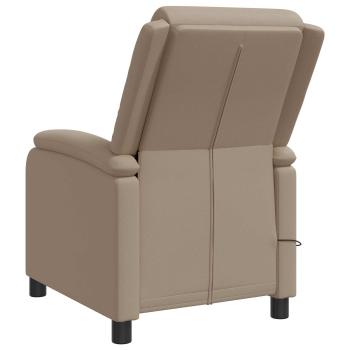 Massage Relaxsessel Cappuccino Kunstleder