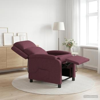 ARDEBO.de - Massage Relaxsessel Lila Stoff