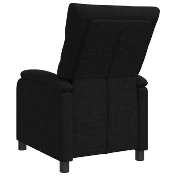 Liegesessel Schwarz Stoff