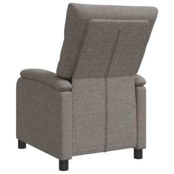 Liegesessel Taupe Stoff