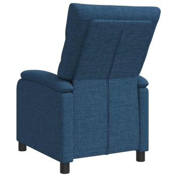 Liegesessel Blau Stoff