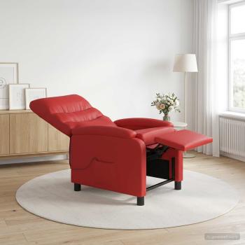 ARDEBO.de - Massage Relaxsessel Rot Kunstleder