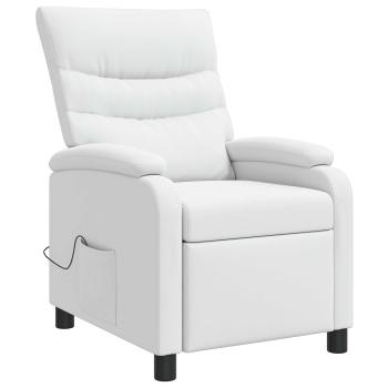 Massage Relaxsessel Wei? Kunstleder