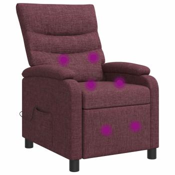 ARDEBO.de - Massage Relaxsessel Lila Stoff