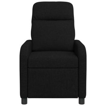 Liegesessel Schwarz Stoff