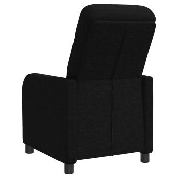 Liegesessel Schwarz Stoff