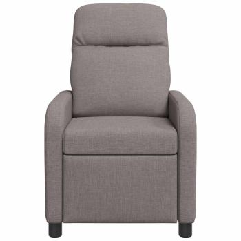 Liegesessel Taupe Stoff