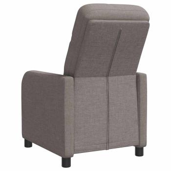 Liegesessel Taupe Stoff