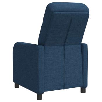 Liegesessel Blau Stoff