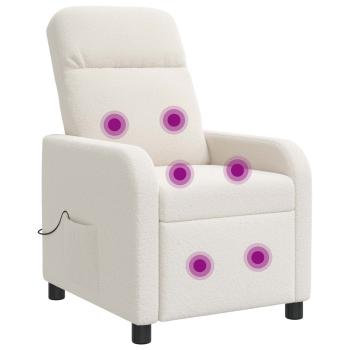 Massage Relaxsessel Creme Boucl?