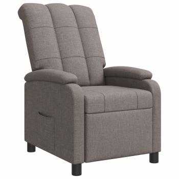 ARDEBO.de - Liegesessel Taupe Stoff