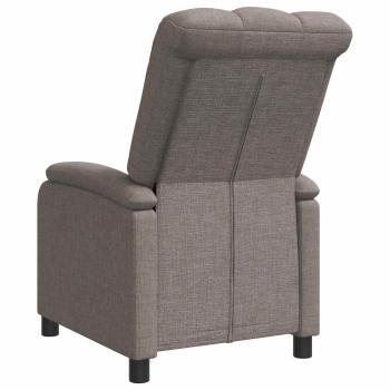 Liegesessel Taupe Stoff