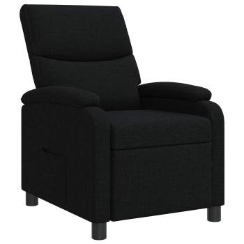 Liegesessel Schwarz Stoff