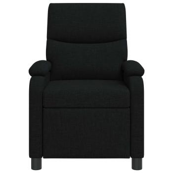 Liegesessel Schwarz Stoff