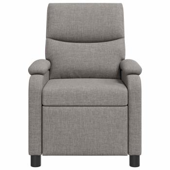 Liegesessel Taupe Stoff
