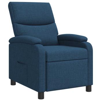 Liegesessel Blau Stoff