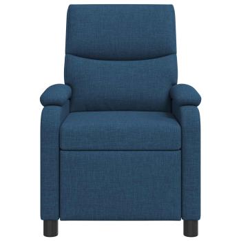Liegesessel Blau Stoff