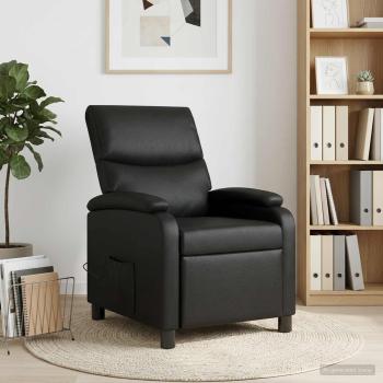 ARDEBO.de - Massage Relaxsessel Schwarz Kunstleder