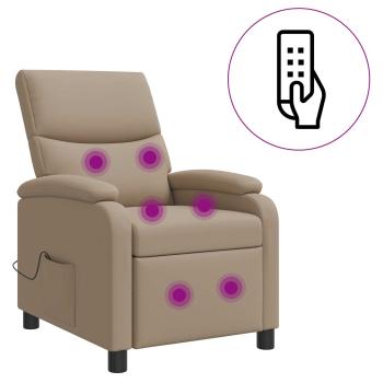Massage Relaxsessel Cappuccino Kunstleder