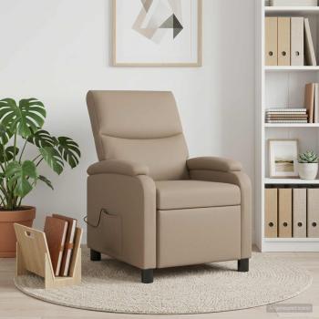 Massage Relaxsessel Cappuccino Kunstleder