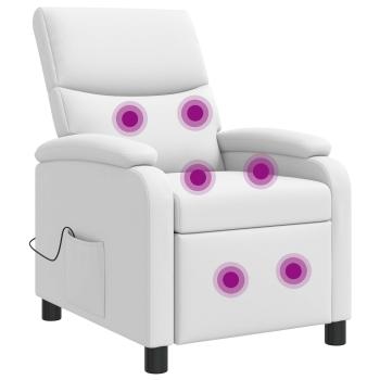 Massage Relaxsessel Wei? Kunstleder