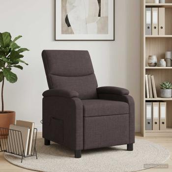 ARDEBO.de - Massage Relaxsessel Dunkelbraun Stoff