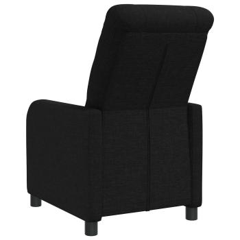 Liegesessel Schwarz Stoff