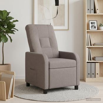 ARDEBO.de - Liegesessel Taupe Stoff