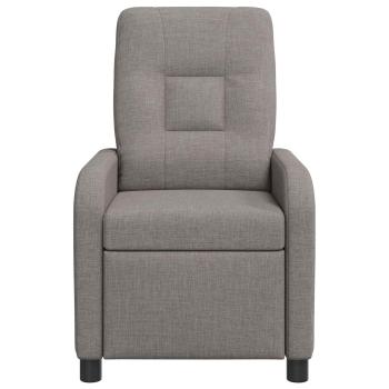 Liegesessel Taupe Stoff