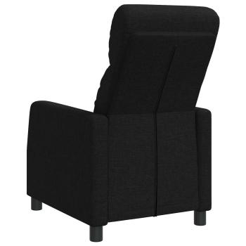 Liegesessel Schwarz Stoff