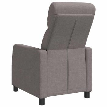 Liegesessel Taupe Stoff