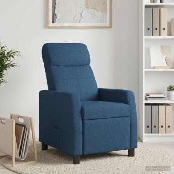 Liegesessel Blau Stoff