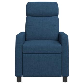 Liegesessel Blau Stoff