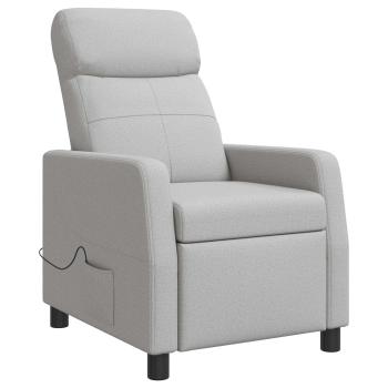 Massage Relaxsessel Wolkengrau Stoff