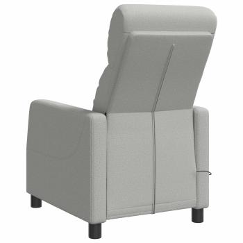 Massage Relaxsessel Wolkengrau Stoff