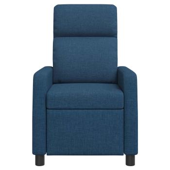 Liegesessel Blau Stoff