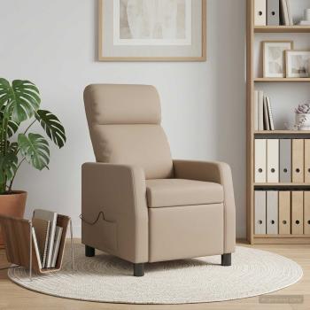 ARDEBO.de - Massage Relaxsessel Cappuccino Kunstleder