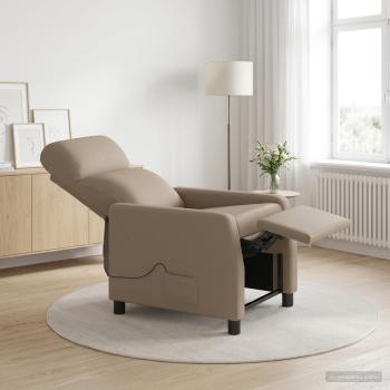 Massage Relaxsessel Cappuccino Kunstleder