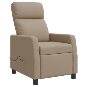 Massage Relaxsessel Cappuccino Kunstleder