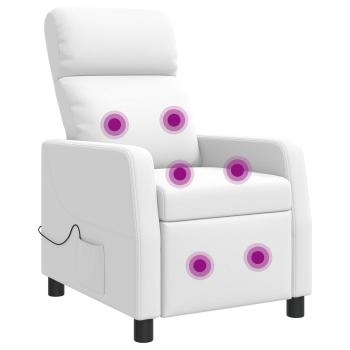 Massage Relaxsessel Wei? Kunstleder