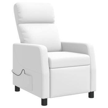 Massage Relaxsessel Wei? Kunstleder