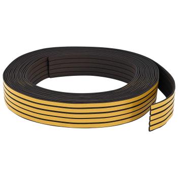Selbstklebende Fensterdichtung Schwarz 9 x 3 mm 25 m