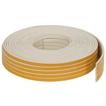 Selbstklebende Fensterdichtung Weiß 8 x 3 mm 25 m