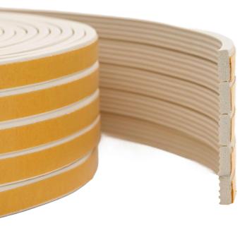 ARDEBO.de - Selbstklebende Fensterdichtung Weiß 8 x 3 mm 100 m