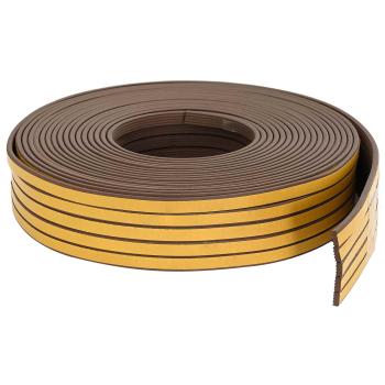 Selbstklebende Fensterdichtung Braun 8 x 3 mm 100 m