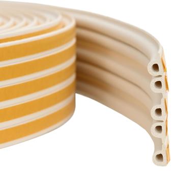 ARDEBO.de - Selbstklebende Fensterdichtung Weiß 9 x 6 mm 100 m