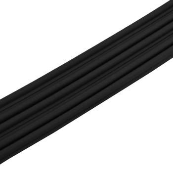 Selbstklebende Fensterdichtung Schwarz 9 x 6 mm 100 m