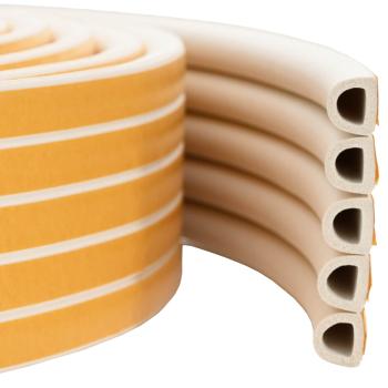 ARDEBO.de - Selbstklebende Fensterdichtung Weiß 12 x 10 mm 100 m